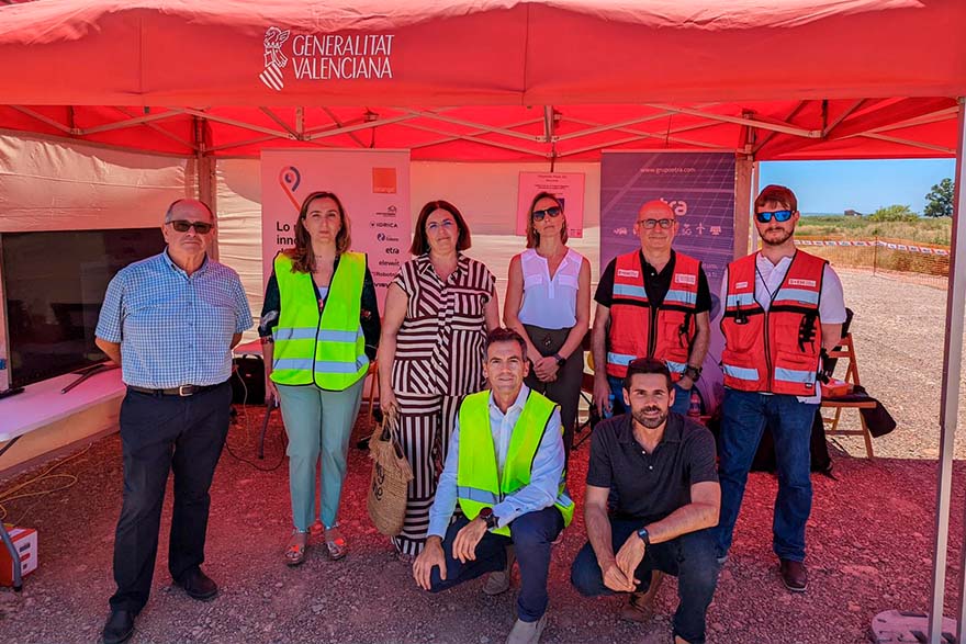 El Ayuntamiento de Sagunto acoge una demostración del uso de la tecnología 5G para emergencias