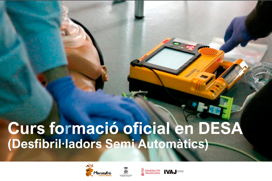 La concejalía de Juventud e Infancia oferta un curso de formación oficial en desfibriladores semiautomáticos
