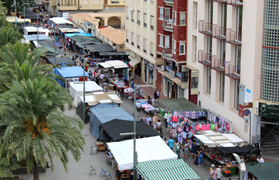 El mercado de Sagunto abrirá mañana en la festividad del Día de la Constitución 