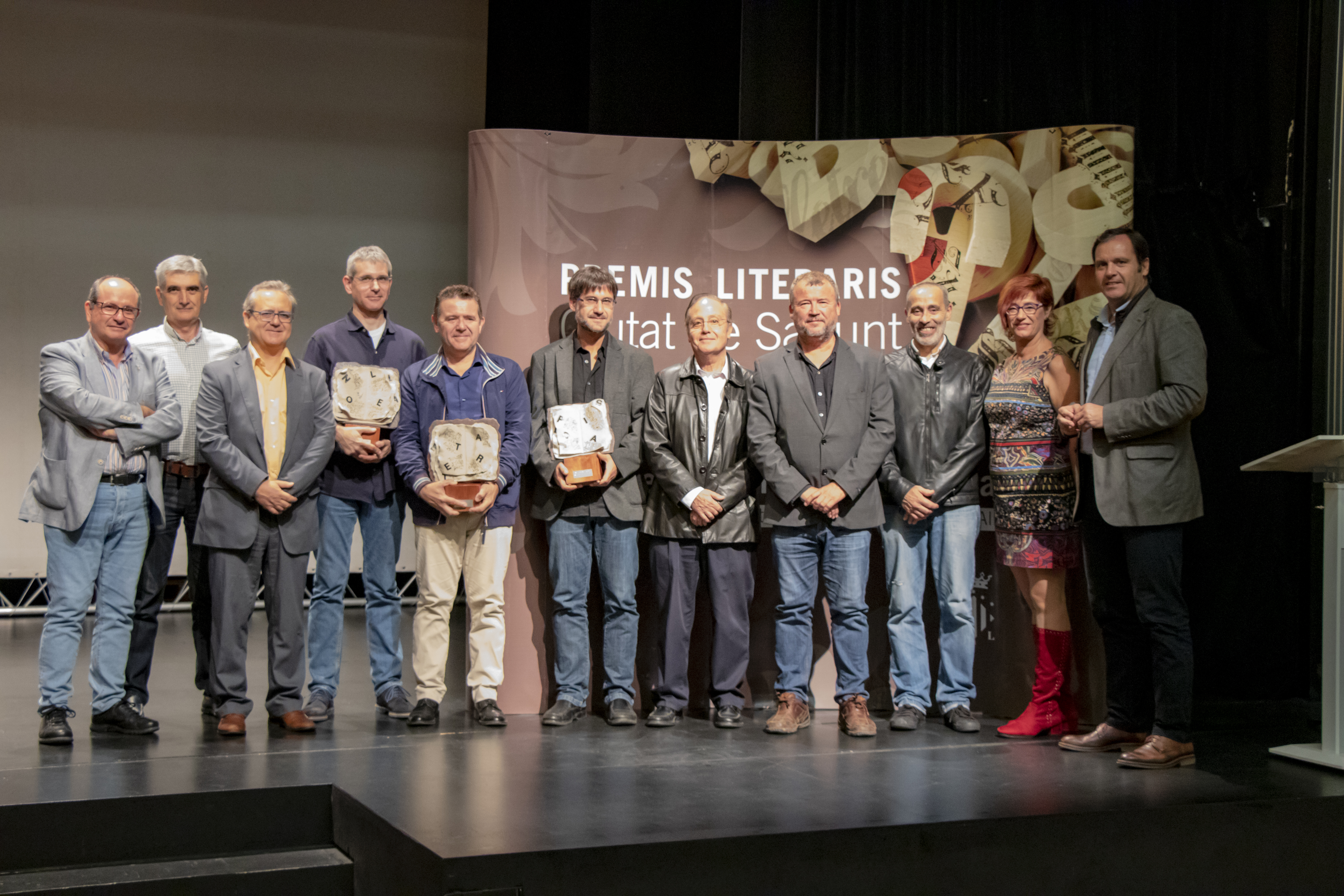 Jordi Ortiz, Josep Porcar e Ignasi Garcia, ganadores de los Premios Literarios ‘Ciutat de Sagunt’ 2018