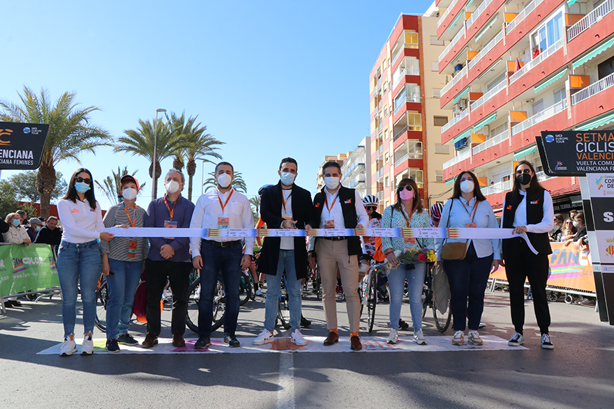 Sagunto volvió a ser escenario de la etapa final de la Setmana Ciclista Vuelta a la Comunidad Valenciana Féminas