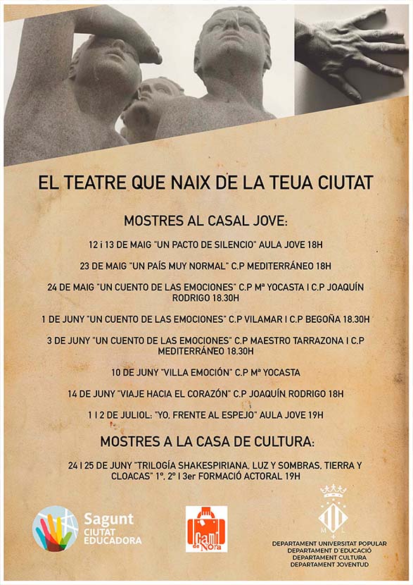 Las muestras de teatro del programa ‘El teatre que naix de la teua ciutat’ ya están en marcha