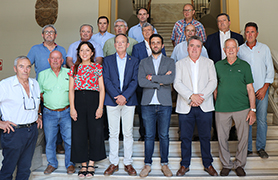 El alcalde de Sagunto recibe al Tribunal de las Aguas de Valencia