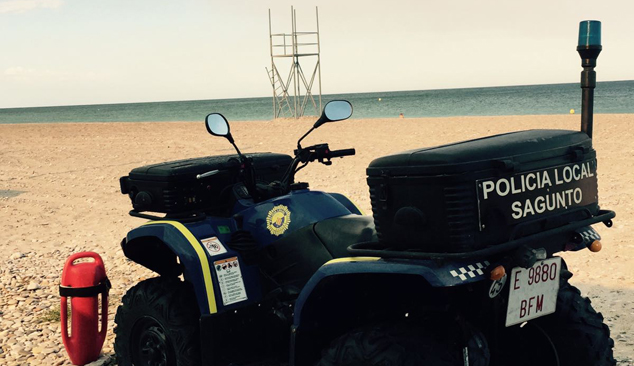 La Policía Local presenta las estadísticas de servicios de playa realizados en el mes de junio