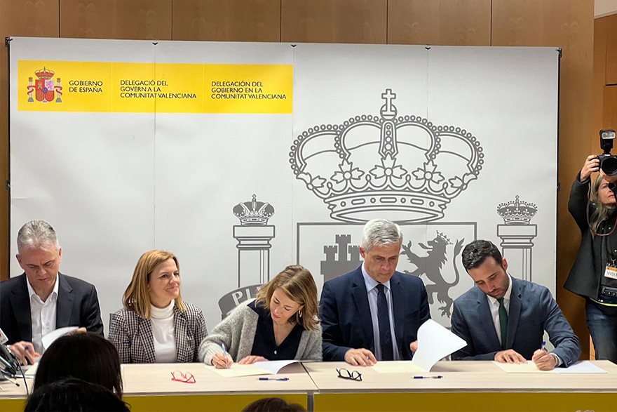 El Ayuntamiento de Sagunto firma el acuerdo por el que recibirá un total de 7.499.914 euros que se destinarán a rehabilitar el barrio de Baladre
