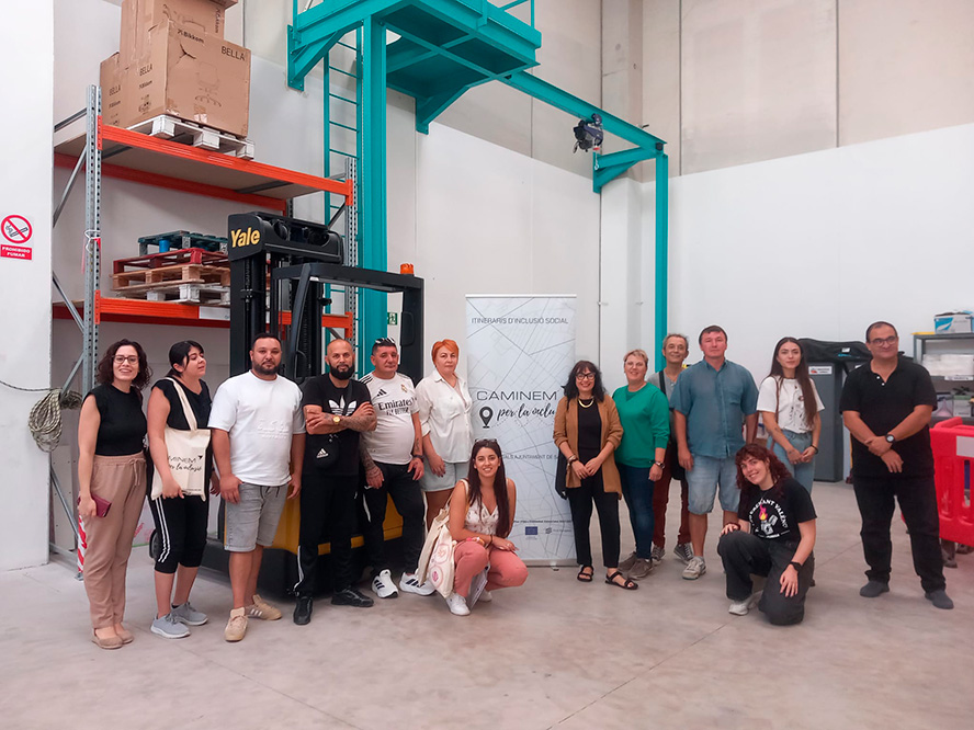 Comença un curs de logística i magatzematge a través del projecte municipal Itineraris d'Inclusió Social