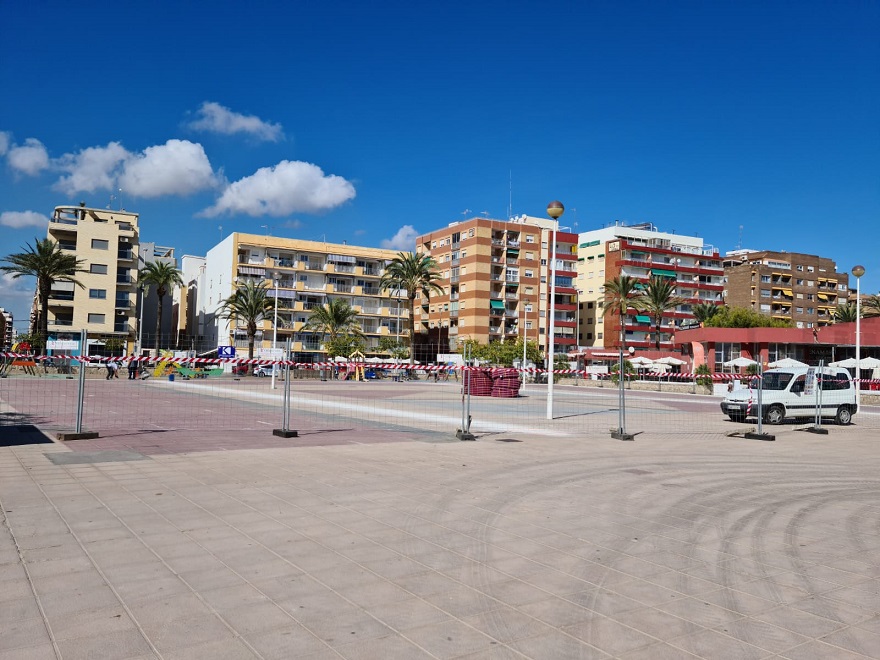 Las obras de la plaza de la Concordia ya están en marcha