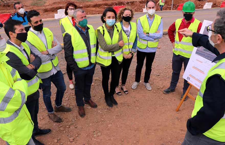Las obras de la rotonda del camino viejo de Teruel ya han comenzado