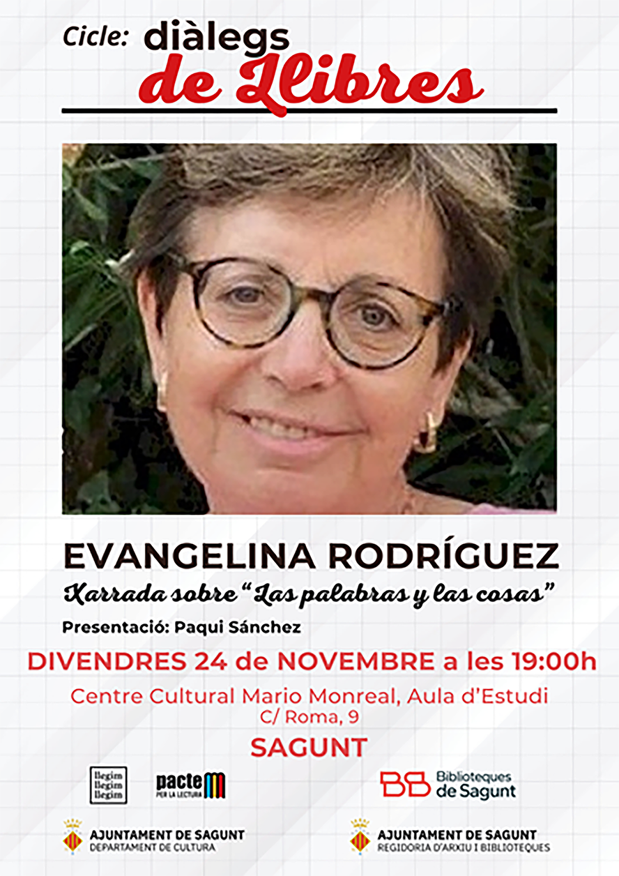 Evangelina Rodríguez Cuadros presenta su último ensayo en el ciclo ‘Diàlegs de Llibres’ 