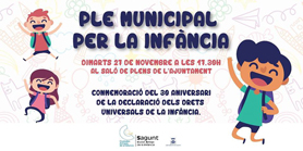 El Ayuntamiento de Sagunto realizará mañana el primer pleno de la Infancia