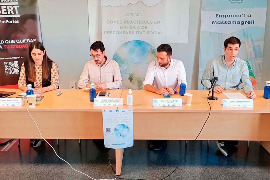 El alcalde de Sagunto participa en la I Jornada de Buenas Prácticas de Responsabilidad Social de Massamagrell