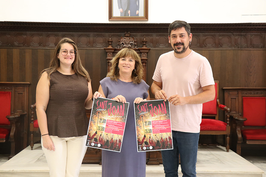 Espectáculos de percusión, música y fuegos artificiales iluminarán y animarán la noche de san Juan