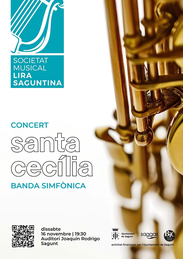 La Banda Sinfónica de la Sociedad Musical Lira Saguntina celebra su tradicional concierto de Santa Cecilia