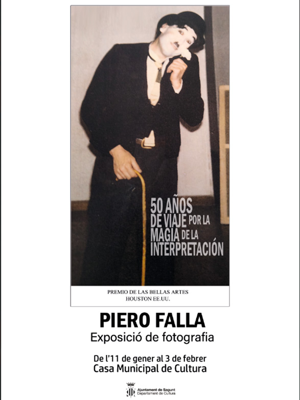La Casa Municipal de Cultura acoge la exposición 50 años de viaje por la magia de la interpretación de Piero Falla del 11 de enero hasta el 3 de febrero