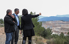 El Conseller de Economía Sostenible muestra su apoyo para que la montaña de Romeu se declare Paraje Natural Municipal