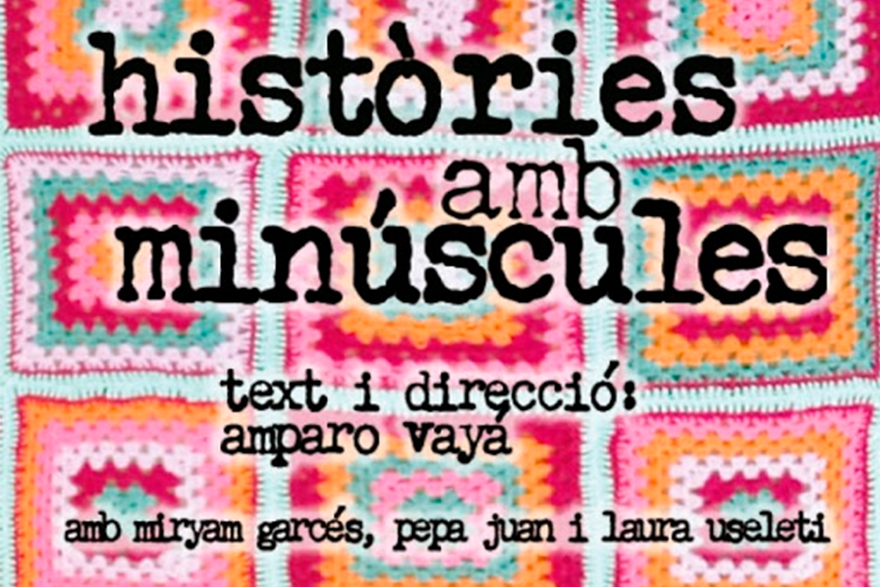 La obra de teatro ‘Històries amb minúscules’ se representa en el Centro Cultural Mario Monreal el próximo domingo 