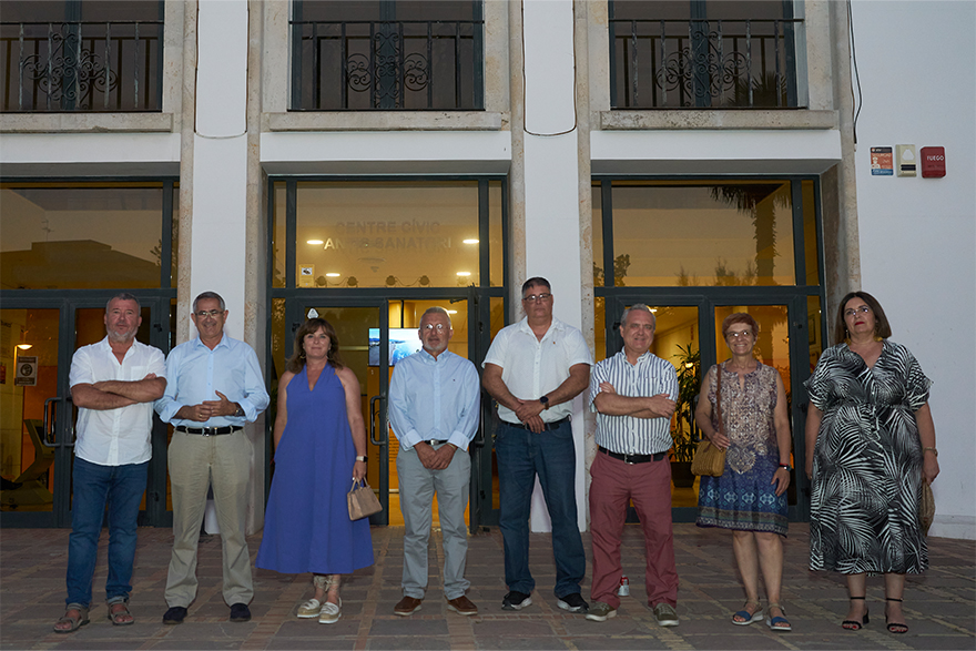 El alcalde de La Unión asistió junto a la representación municipal de Sagunto a las pruebas selectivas del Festival Internacional del Cante de las Minas