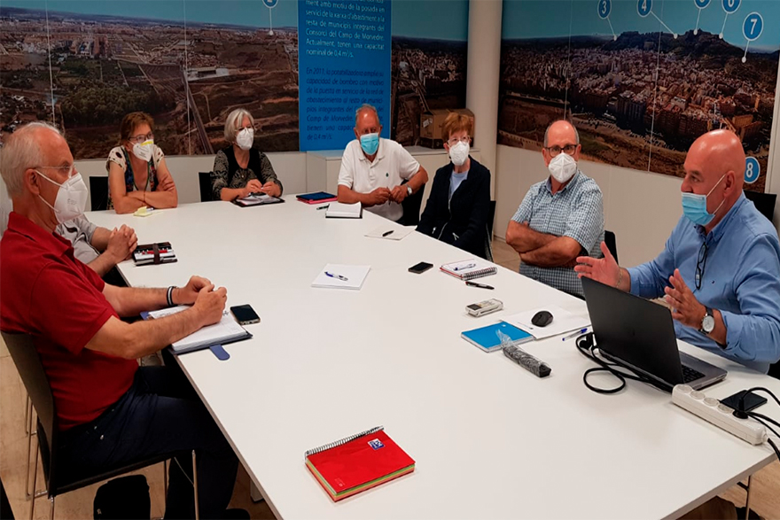 La Federación de Asociaciones de Vecinos de Sagunto se reúne con Pepe Gil y el delegado de Aigües de Sagunt