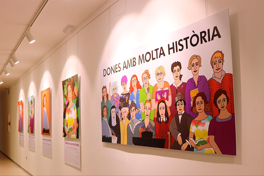 La exposición ‘Dones amb molta Història’ estará en el Centro Cultural Mario Monreal hasta el 12 de noviembre