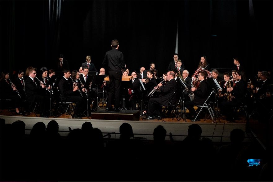 La Unión Musical Porteña ofrece un concierto conjuntamente con la banda de Rubielos de Mora