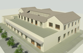 Mónica Oltra presenta la memoria del futuro centro especializado de atención al mayor y centro de día del Economato 