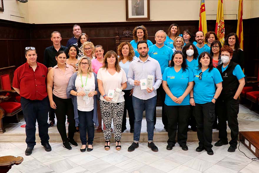 El Ayuntamiento de Sagunto recibe al alumnado de sus programas formativos
