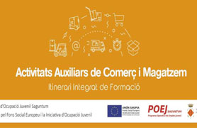 Promoción Económica amplía el plazo de inscripción para participar en los nuevos itinerarios formativos de actividades auxiliares de comercio y almacén