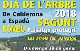 El Ayuntamiento de Sagunto, Agró y el Centre d’Estudis del Camp de Morvedre celebran el Día del Árbol de Sagunto