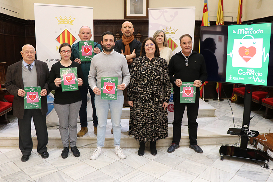 El Ayuntamiento de Sagunto presenta la campaña ‘Somos tu mercado, somos comercio en vivo’