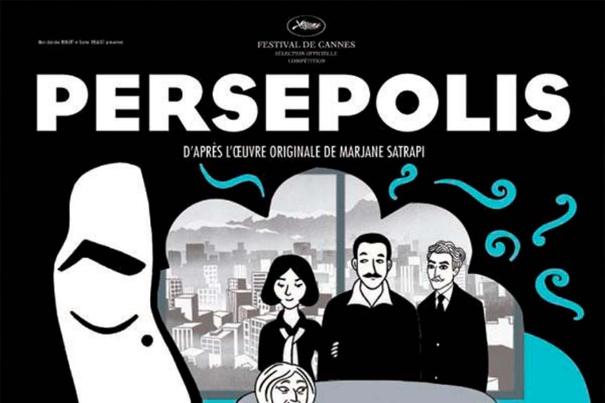 La película de animación francesa, Persépolis, se proyecta este domingo