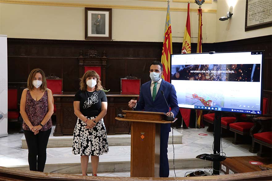 El departamento de Promoción Económica presenta un portal web con información de las áreas empresariales del municipio