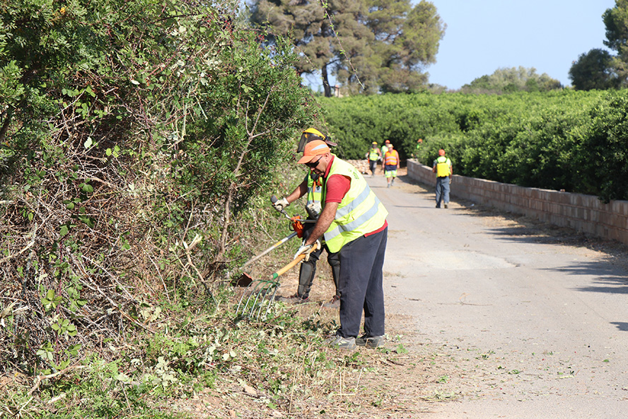 El Ayuntamiento de Sagunto solicita la ampliación del período de trabajo de las brigadas estivales de mantenimiento rural
