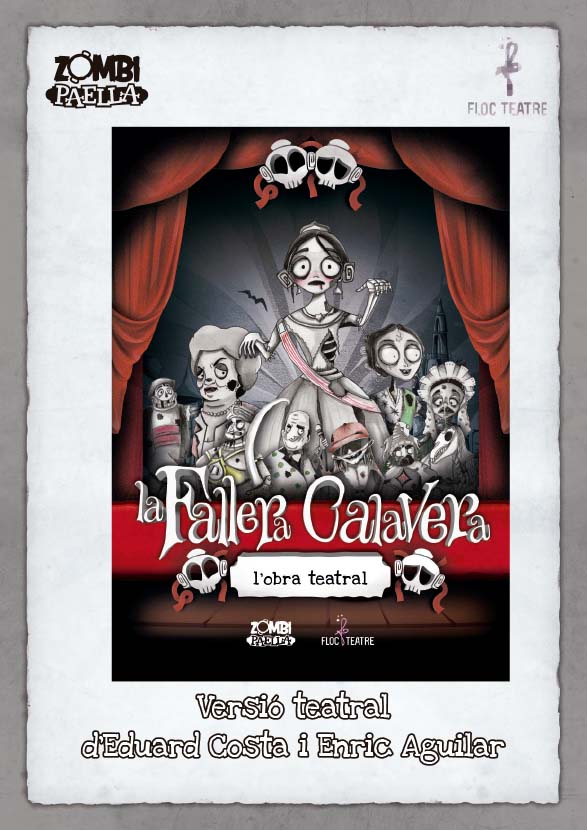 La versión teatral del juego de cartas La Fallera Calavera llega al municipio este viernes
