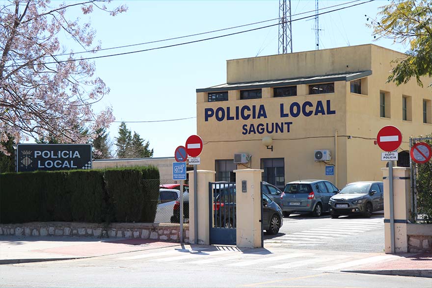 La Policía Local de Sagunto detiene al presunto autor de un atropello con fuga