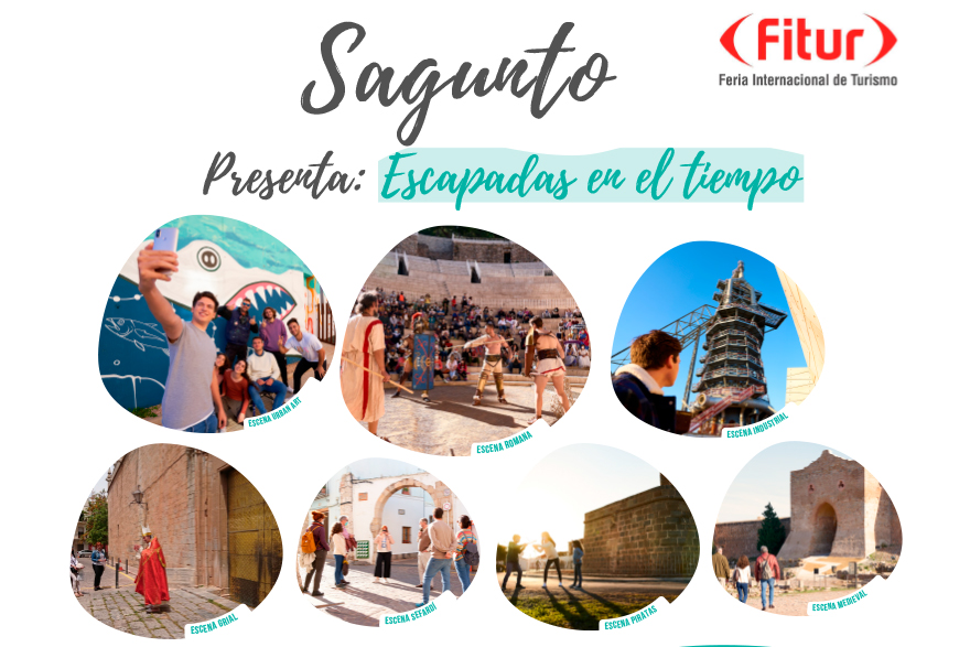 El Ayuntamiento de Sagunto presenta en FITUR la nueva campaña ‘Escapadas en el tiempo’ 