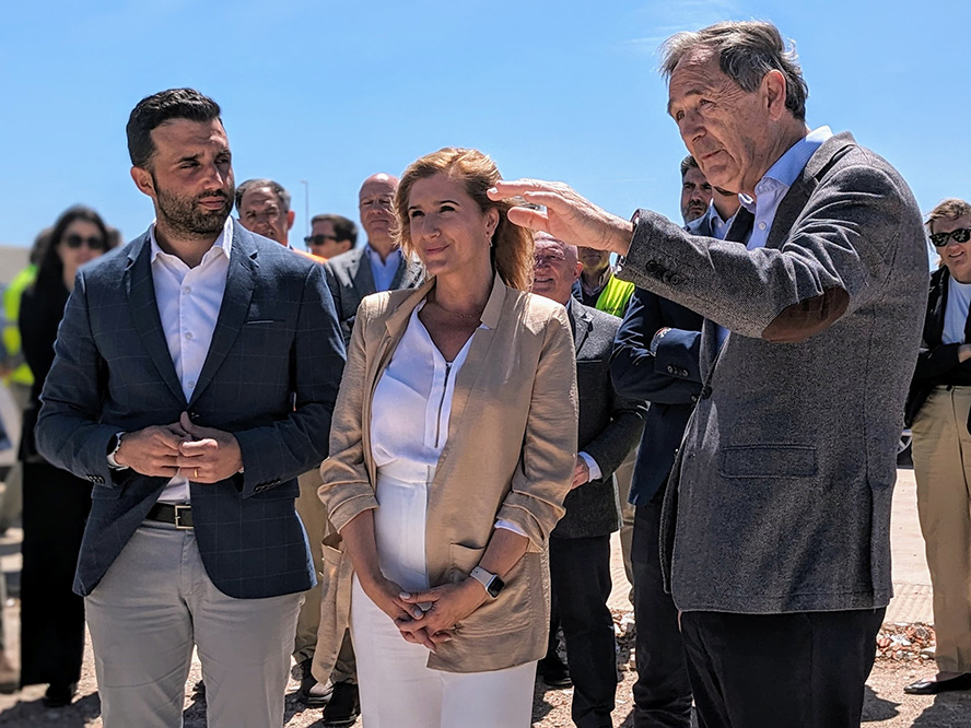 Las obras de la Plataforma Intermodal de Parc Sagunt II avanzan «a buen ritmo»