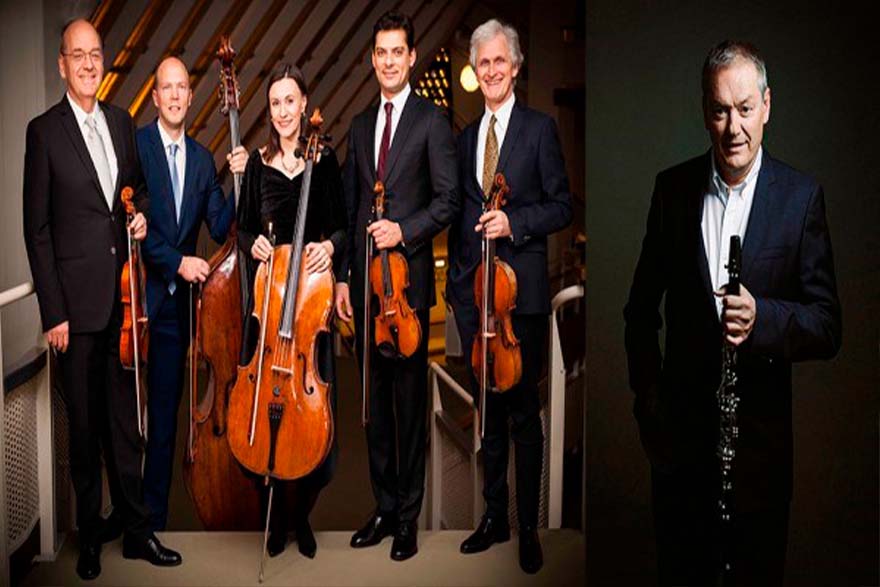 El quinteto de cuerdas de la Filarmónica de Berlín y el clarinetista Miguel Ángel Tamarit actuarán en Sagunto el próximo sábado