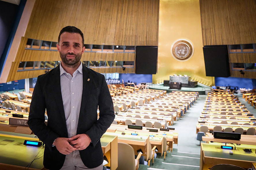 El alcalde de Sagunto se reúne con responsables de la ONU para promover iniciativas conjuntas