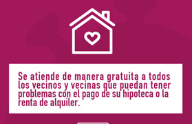 Servicios Sociales continúa ayudando en relación con los servicios de intermediación hipotecaria o mediación familiar