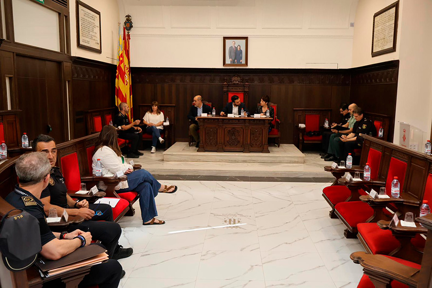 La Junta Local de Seguretat de Sagunt es reunix per a coordinar el dispositiu del FesCamp 2026