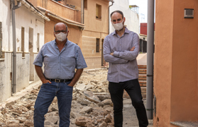  Comienzan las obras de acondicionamiento y repavimentación de las calles Dos de Mayo y Mariano Mestre de Sagunto