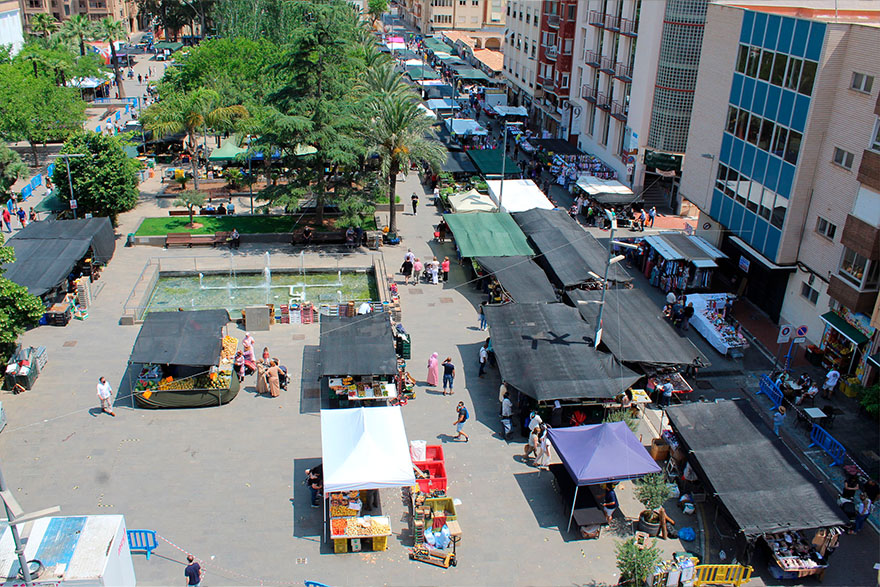 El mercado del miércoles en Sagunto se adelanta un día con motivo de la fiesta del 12 de Octubre