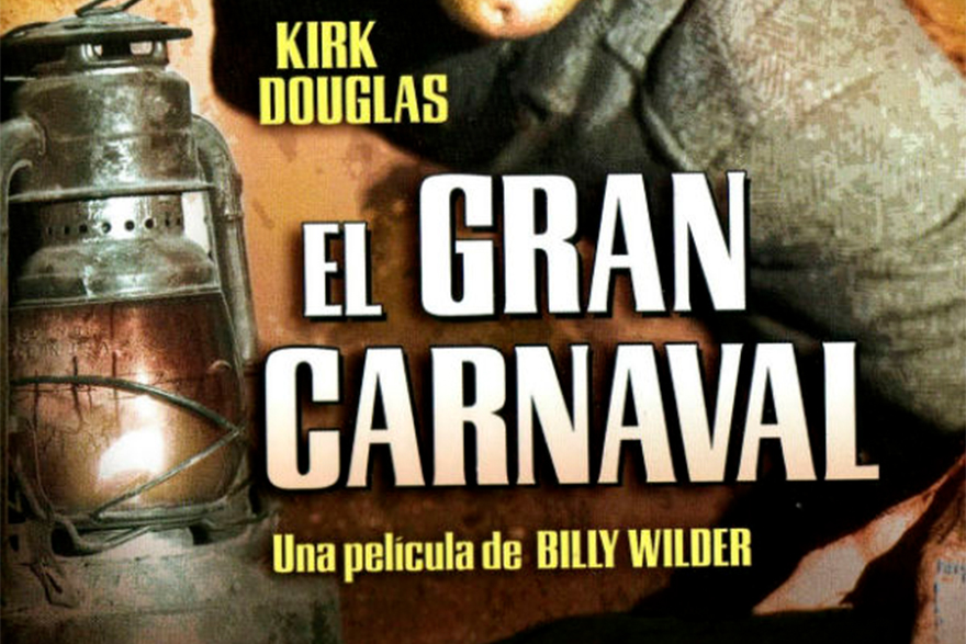 La película 'El gran carnaval', de Billy Wilder, se proyectará este domingo en el Centro Cultural Mario Monreal