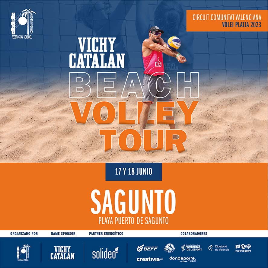 El Beach Volley Tour organiza su segunda prueba en la playa de Puerto de Sagunto este fin de semana