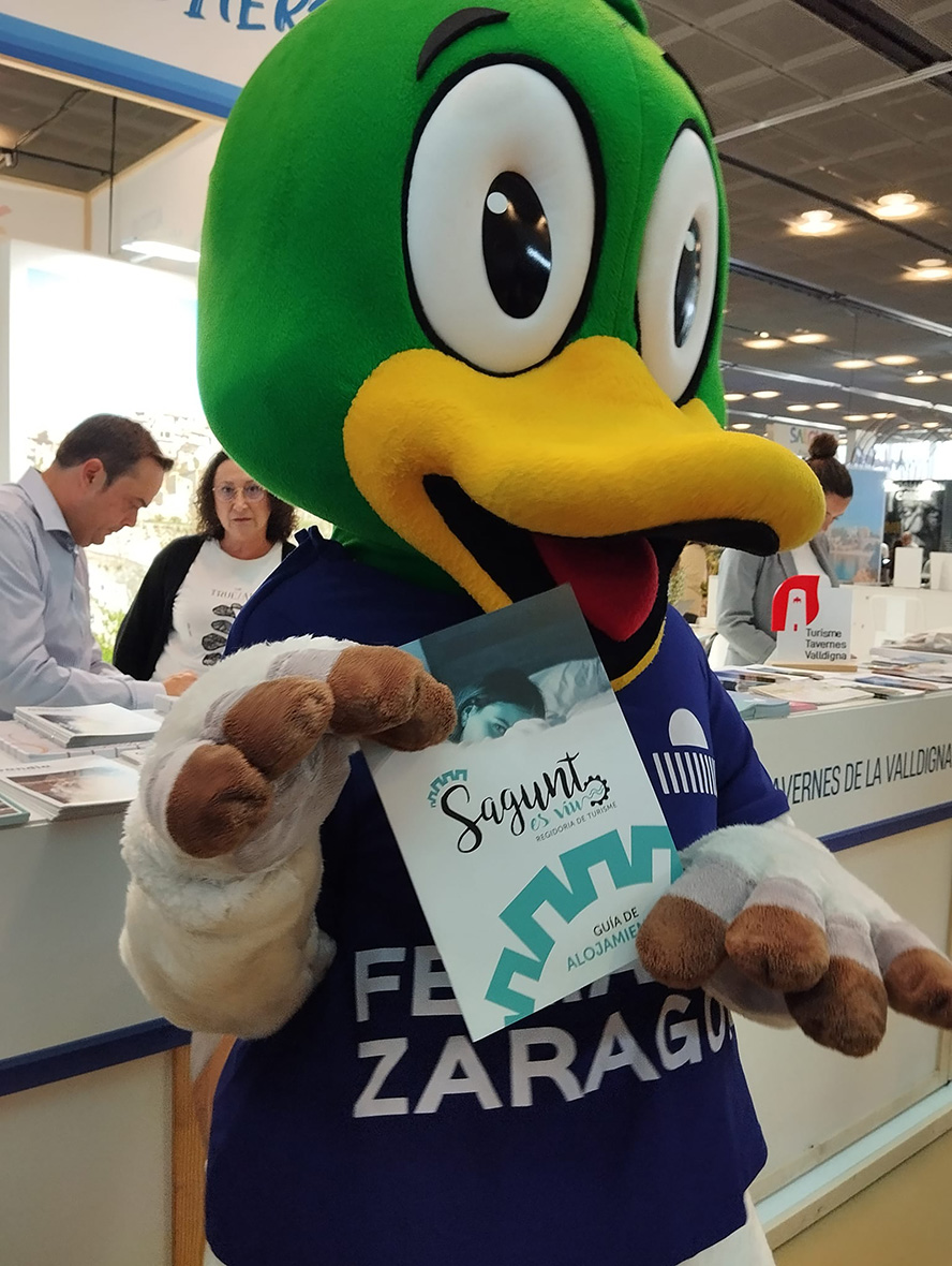 Sagunto participa en la Feria de Turismo de Zaragoza (ARATUR) por la que pasaron más de 15.000 personas