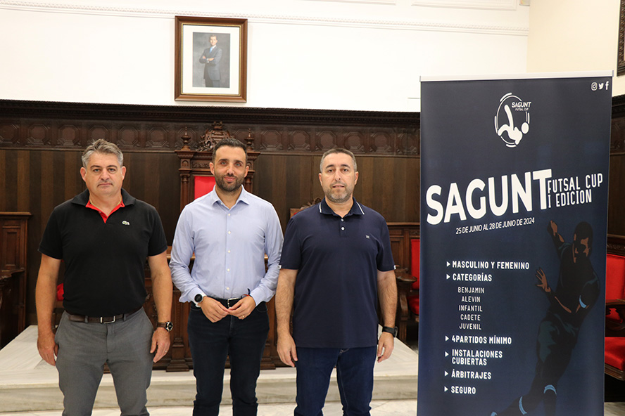 El Ayuntamiento de Sagunto presenta la primera edición de la Sagunt Futsal Cup