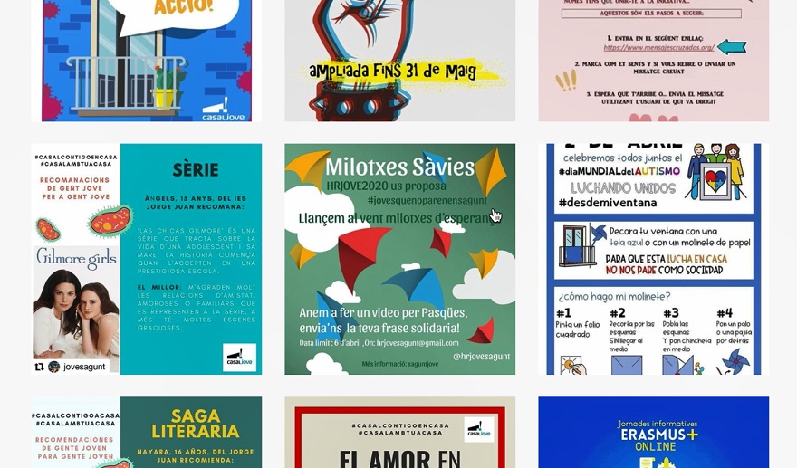 Juventud e Infancia publica un vídeo con las actividades que ha realizado en línea durante los meses de cuarentena