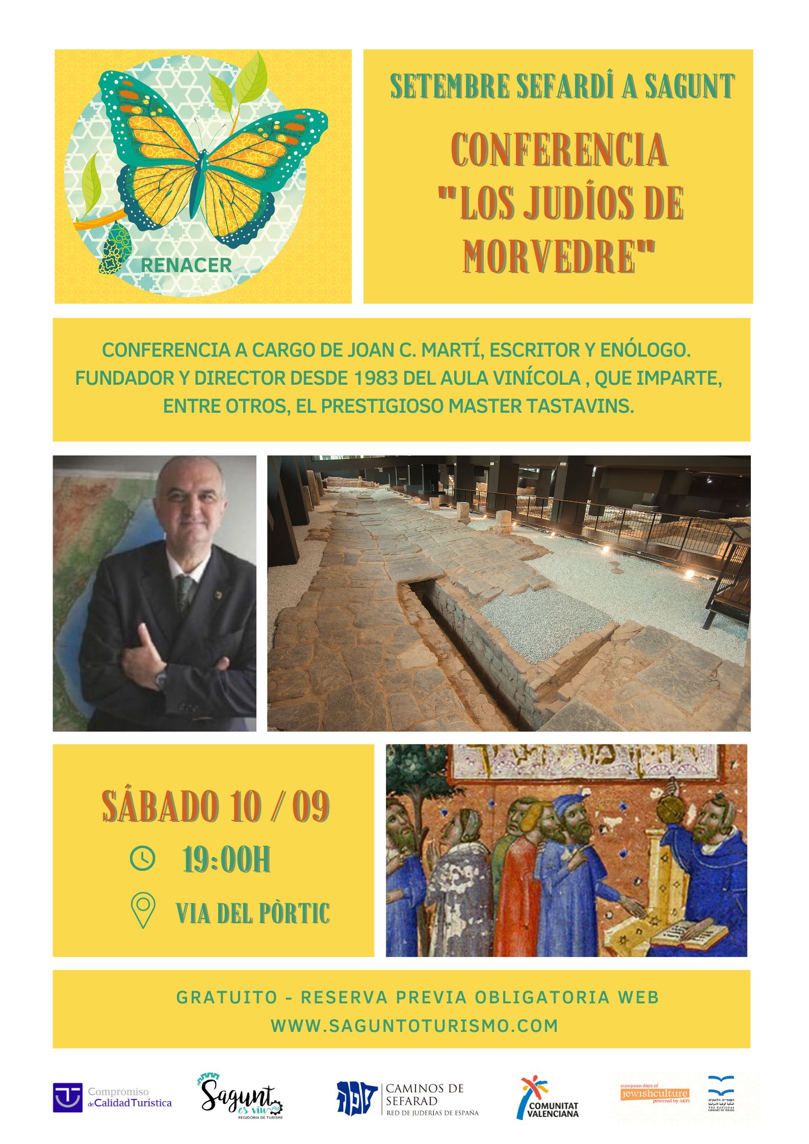 Este fin de semana continúa la programación del Setembre Sefardí a Sagunt