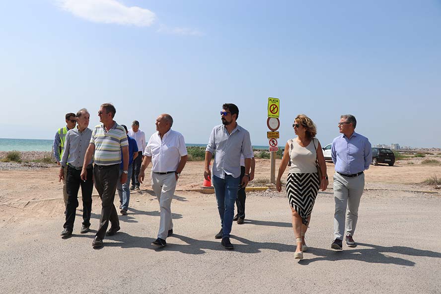 Se terminan los trabajos de aportación de áridos al litoral de la marjal dels Moros