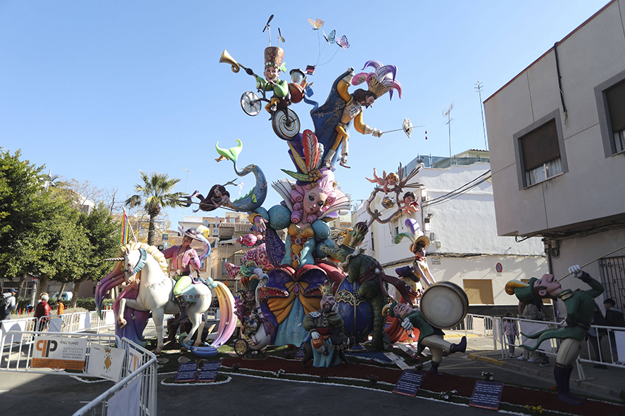 Plaça Rodrigo  y La Victòria les millors falles de Sagunt